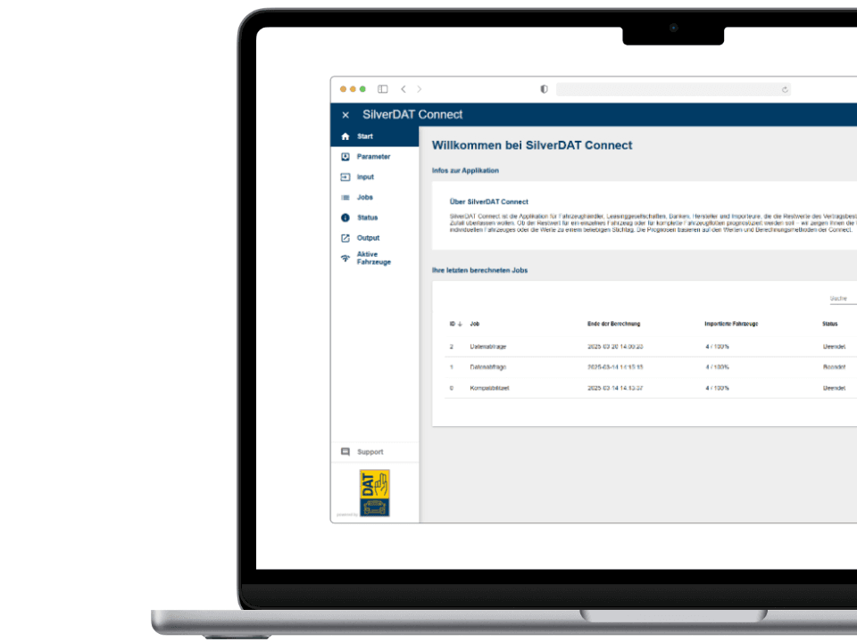 SilverDAT® Connect — piattaforma fleet management